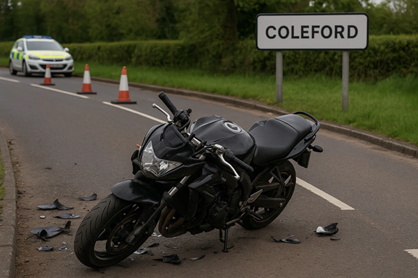 motorcycle accident coleford
